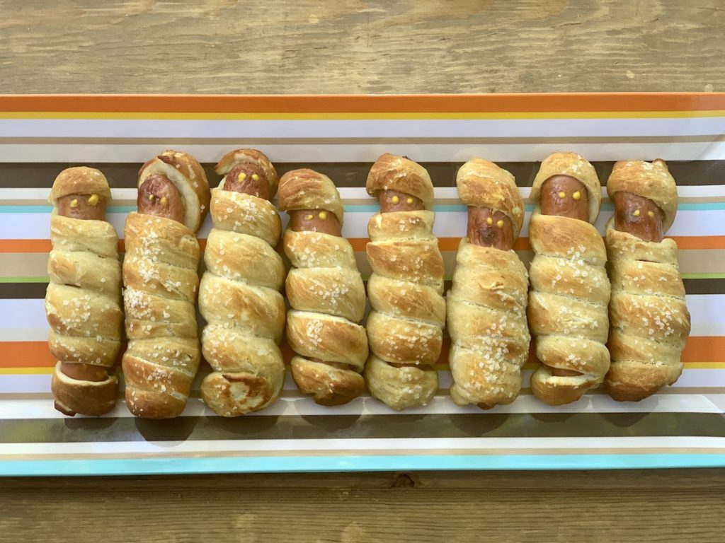 Pretzel Mummy Dogs