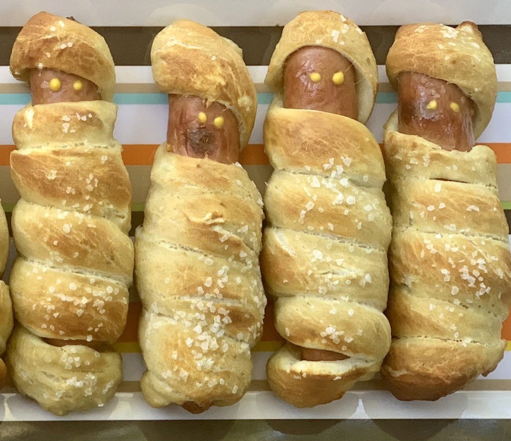 Pretzel Mummy Dogs